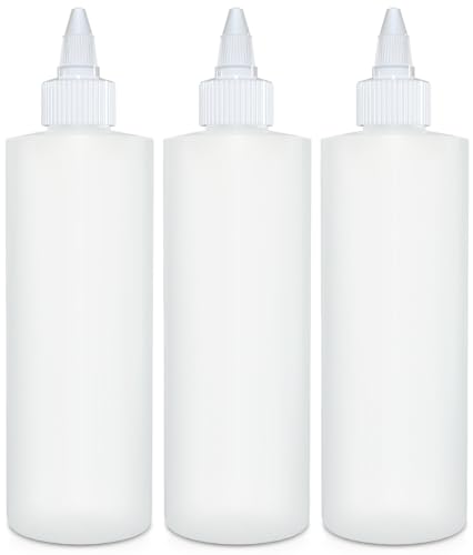 BRIGHTFROM Condiment Squeeze Bottles - Leak-Proof, BPA-Free, Versatile for Sauces & Crafts - 3 Pack