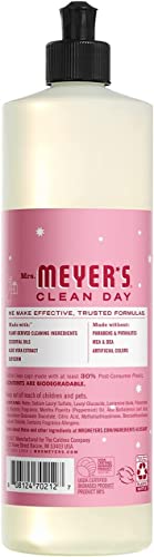 Mrs. Meyer's Clean Day Dish Soap - Grease Cutting Power, Plant-Derived Ingredients - 3 Scents