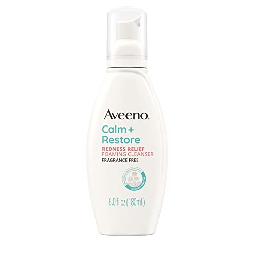 Aveeno Facial Cleanser - Redness Relief with Calming Feverfew, Hypoallergenic - 6 fl. oz