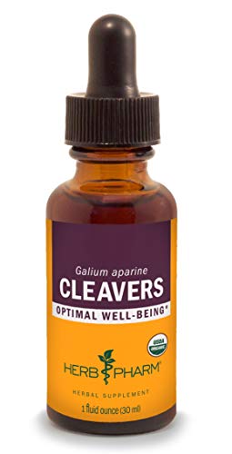 Herb Pharm Cleavers Liquid Extract - Rapid Absorption, Organic & Vegan - 1 Oz