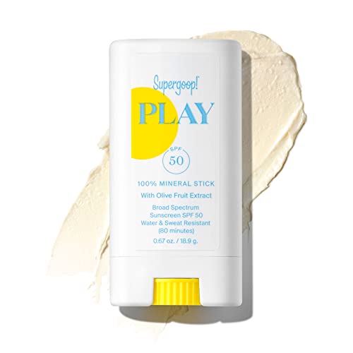 Supergoop! PLAY Mineral Sunscreen Stick SPF 50 - Broad Spectrum, Water Resistant - 0.67oz