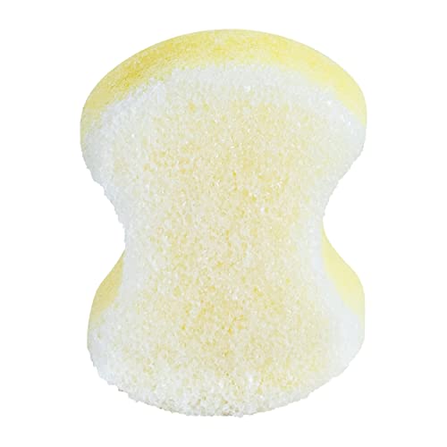 Spongeables Pedi Scrub Foot Exfoliating Sponge - Hydrating Argan Oil, Dual-Textured - 1 Count