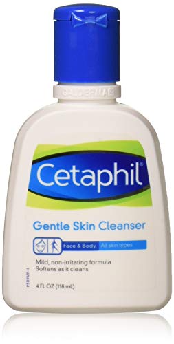 Cetaphil Gentle Skin Cleanser - Hydrating Formula for All Skin Types, 4oz (Pack of 2)