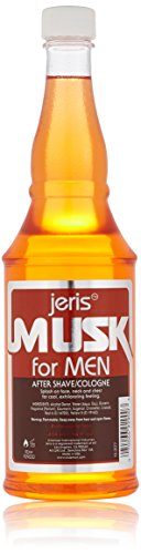 Clubman Jeris Musk After Shave Lotion - Cools & Soothes Skin, Masculine Musk Fragrance - 14 fl oz