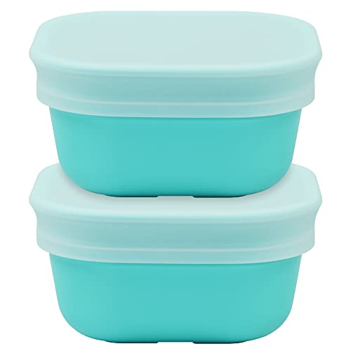 Re-Play Bowl Set - Durable, Reusable, Made from Recycled Materials - 12 Oz, Aqua, Set of 2