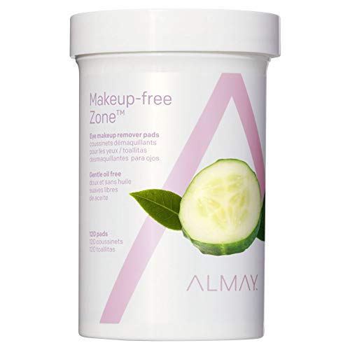 Almay Makeup Remover Pads - Gentle Cleansing with Aloe & Green Tea, Hypoallergenic - 120 Pads