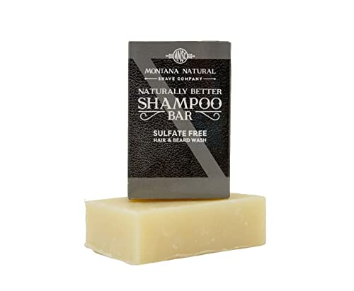 MNSC Mountain Man Shampoo Bar - Nourishing Plant-Derived Formula, Hypoallergenic - 3.5oz