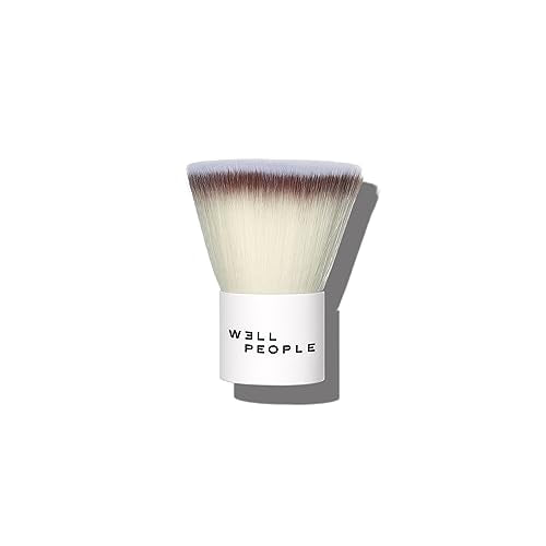 Well People Kabuki Brush - Seamless Coverage, Cruelty-Free Bristles, Travel-Ready Design