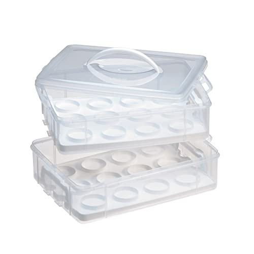 Snapware Food Storage Container - BPA-Free, Stackable Dessert Carrier, Holds 24 Cupcakes