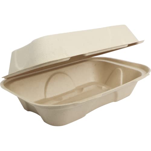 Earth's Natural Alternative Food Storage Containers - 100% Compostable, Heavy-Duty, 500 Pack