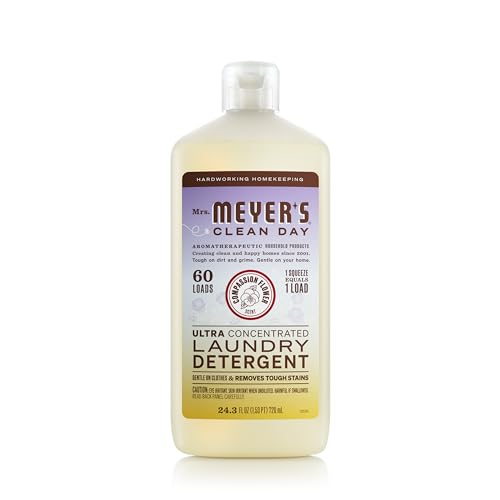 Mrs. Meyer's Concentrated Laundry Detergent - Tough Stain Removal, Compassion Flower Scent - 24.3oz