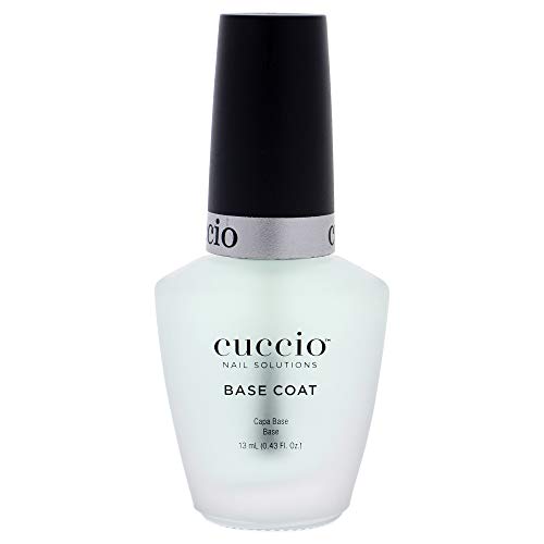 Cuccio Colour Nail Polish Base Coat - Chip-Resistant, Nourishes & Strengthens Nails - 0.43 Oz