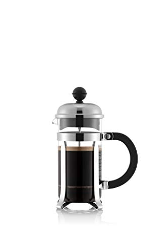 Bodum Chambord French Press Coffee Maker - Shatterproof Tritan, Stainless Steel - 12oz