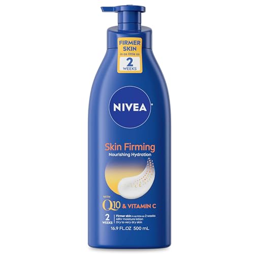 NIVEA Body Lotion - Firming Hydration with Q10 & Vitamin C for Dry Skin - 16.9 Fl Oz Pump