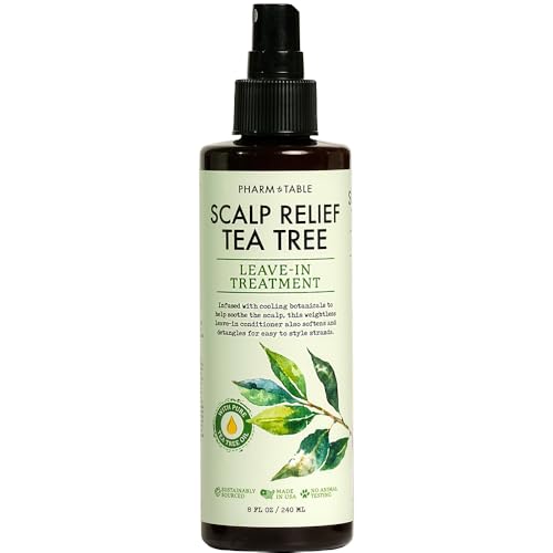 Scalp Relief Tea Tree Leave-In Conditioner - Soothes Itchy Scalp, Hydrates Hair - 240ml