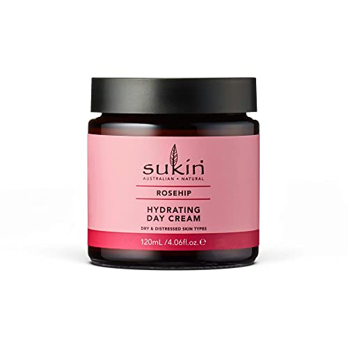 Sukin Rosehip Hydrating Day Cream - Nourish & Revitalize Skin, Vegan, 4.06 fl oz