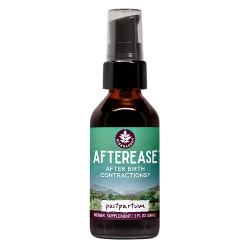 AfterEase Hormone Balancing Supplement - Supports Postpartum Well-Being, Organic Ingredients - 2-2oz