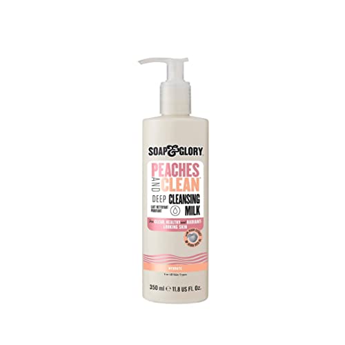 Soap & Glory Facial Cleanser - 4-in-1 Makeup Remover with Peach Extract & Jojoba Oil - 350ml