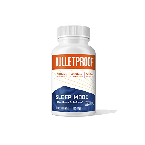 Bulletproof Sleep Mode Softgels - Supports Restorative Sleep, Non-GMO, 60 Count