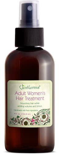 Just Nutritive Hair Loss Treatment Oil - Nourishes, Strengthens, SLS-Free - 4 oz