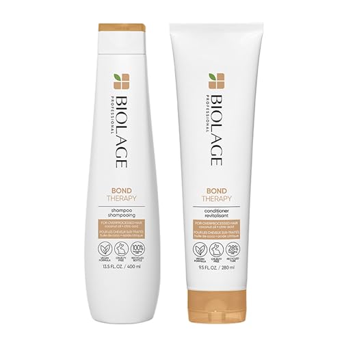 Biolage Bond Therapy Shampoo & Conditioner Set - Reduces Breakage, Nourishes Hair - 33.8oz