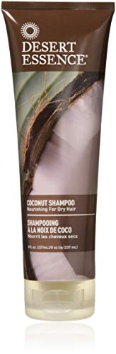 Desert Essence Coconut Shampoo - Nourishing, Moisturizing, Vegan - 8oz