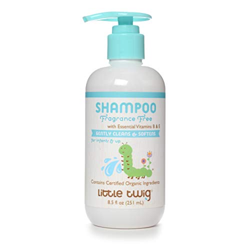 Little Twig Baby Shampoo & Body Wash - Gentle Cleansing, Organic Ingredients, Fragrance-Free - 8.5oz