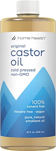 Home Health Castor Oil - Promotes Healthy Hair & Skin, Cold Pressed, Non-GMO - 32 Fl Oz