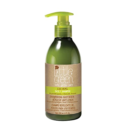 Little Green Lice Guard Shampoo - 97% Effective Head Lice Repellent, Natural Oils - 8oz