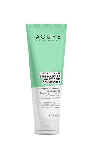 Acure Conditioner - Brightening Antioxidant for Stressed Hair, 100% Vegan - 8 Fl Oz