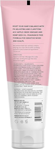 Acure Buildup Balancing Conditioner - Resets Hair Balance, Vegan & Fragrance Free - 8 Fl Oz