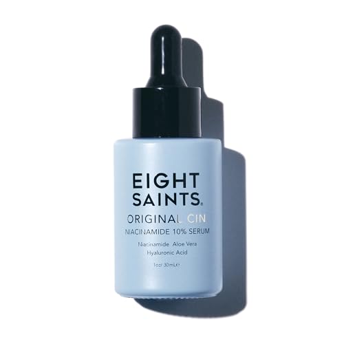 Eight Saints Face Serum - 10% Niacinamide, Hydration & Anti-Aging Benefits - 1oz