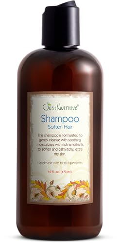 Just Nutritive Scalp Treatment Shampoo - Soothes Irritated Skin, Restores Moisture - 16 Fl Oz