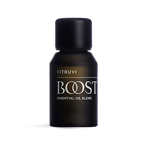 Vitruvi Boost Essential Oil Blend - Energizing Citrus Aroma, 100% Pure - 0.5 fl. oz