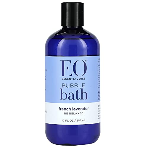 EO Bubble Bath - Relaxing French Lavender with Aloe, Organic Ingredients - 12 Fl Oz