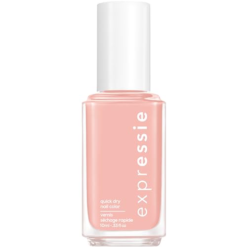 Essie expressie Quick-Dry Nail Polish - 8-Free Vegan, Soft Pink Beige, 0.33 fl oz