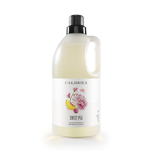 Caldrea Concentrated Laundry Detergent - Odor & Stain Removal, Biodegradable, Sweet Pea - 64oz