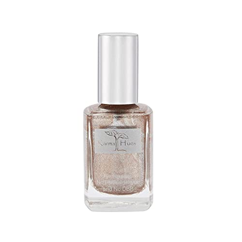 Karma Organic Nail Polish - Non-Toxic, Vegan Formula, Quick Drying, Champagne Toast - 12ml