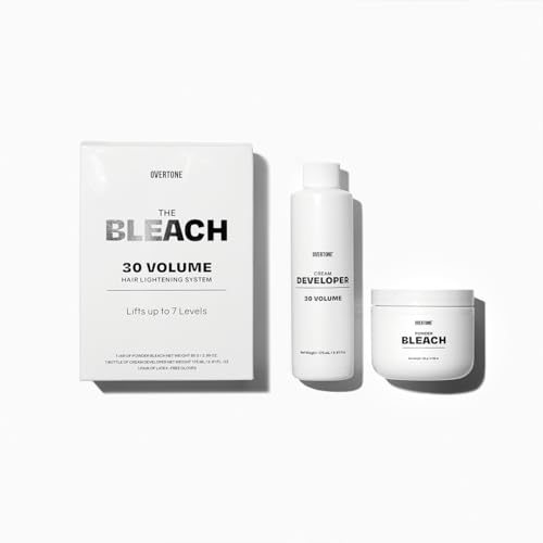 oVertone Hair Bleach Kit - Hydrating Formula, Vegan & Cruelty-Free - Lightens Up to 7 Levels