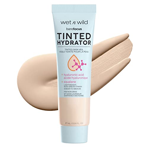 wet n wild Tinted Moisturizer - Buildable Hydration, Cruelty-Free, Light Medium - 1.0oz