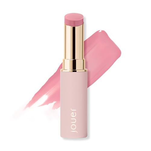 Jouer Lip Plumper - Nourishing Hydration, Jojoba & Shea Butter, Tinted Balm, Monarch