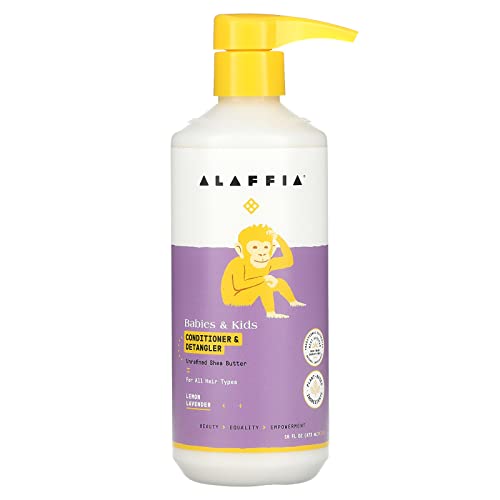 Alaffia Kids Conditioner - Nourishing Detangler with Unrefined Shea Butter - 16oz