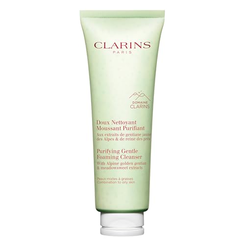 Clarins Purifying Foaming Cleanser - Deep Cleansing, Salicylic Acid, Soap-Free - 4.2oz