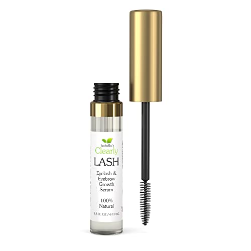 Clearly LASH Eyelash Serum - Nourishes Longer, Fuller Lashes & Brows, Paraben-Free - 10ml