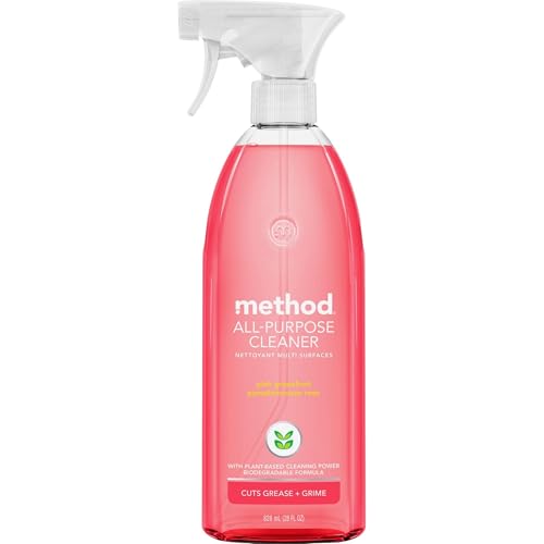 Method All-Purpose Cleaner - Plant-Based Power, Cuts Grease & Grime - Pink Grapefruit, 28oz