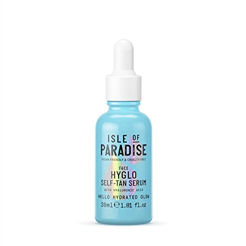 Isle of Paradise Hyglow Face Serum - Hydrating, Brightening, Vegan - 1.01 Fl Oz