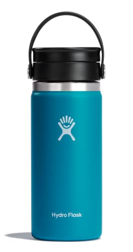 Hydro Flask 16 oz Water Bottle - Leakproof Flex Sip Lid, BPA-Free, Dishwasher Safe - Laguna