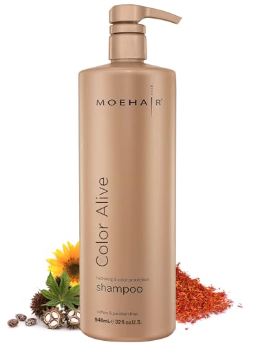 MOEHAIR Color Alive Shampoo - Hydrating & Nourishing, Paraben & Sulfate Free - 32 Fl. Oz