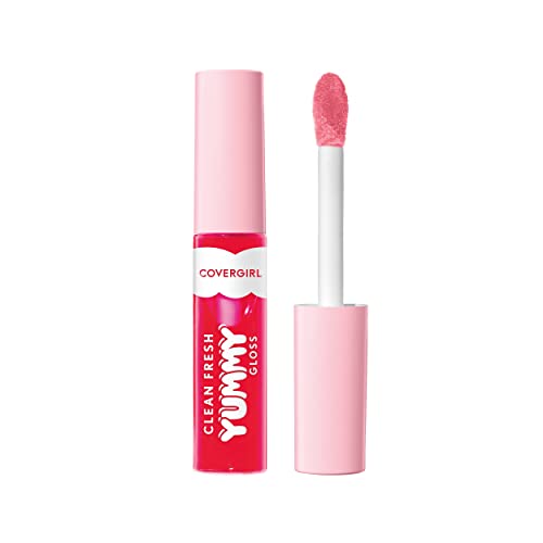 COVERGIRL Lip Gloss - Juicy, Lightweight, Natural Scents, Vegan, Gluten-Free - Peach Out!