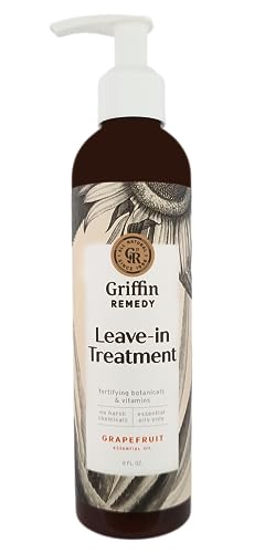 Griffin Remedy Leave-In Conditioner - Moisture, Shine & Strength for All Hair Types - 8 fl oz